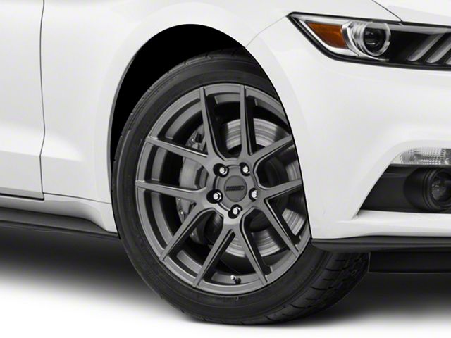 MMD Zeven Charcoal Wheel; 19x8.5 (15-23 Mustang GT, EcoBoost, V6)