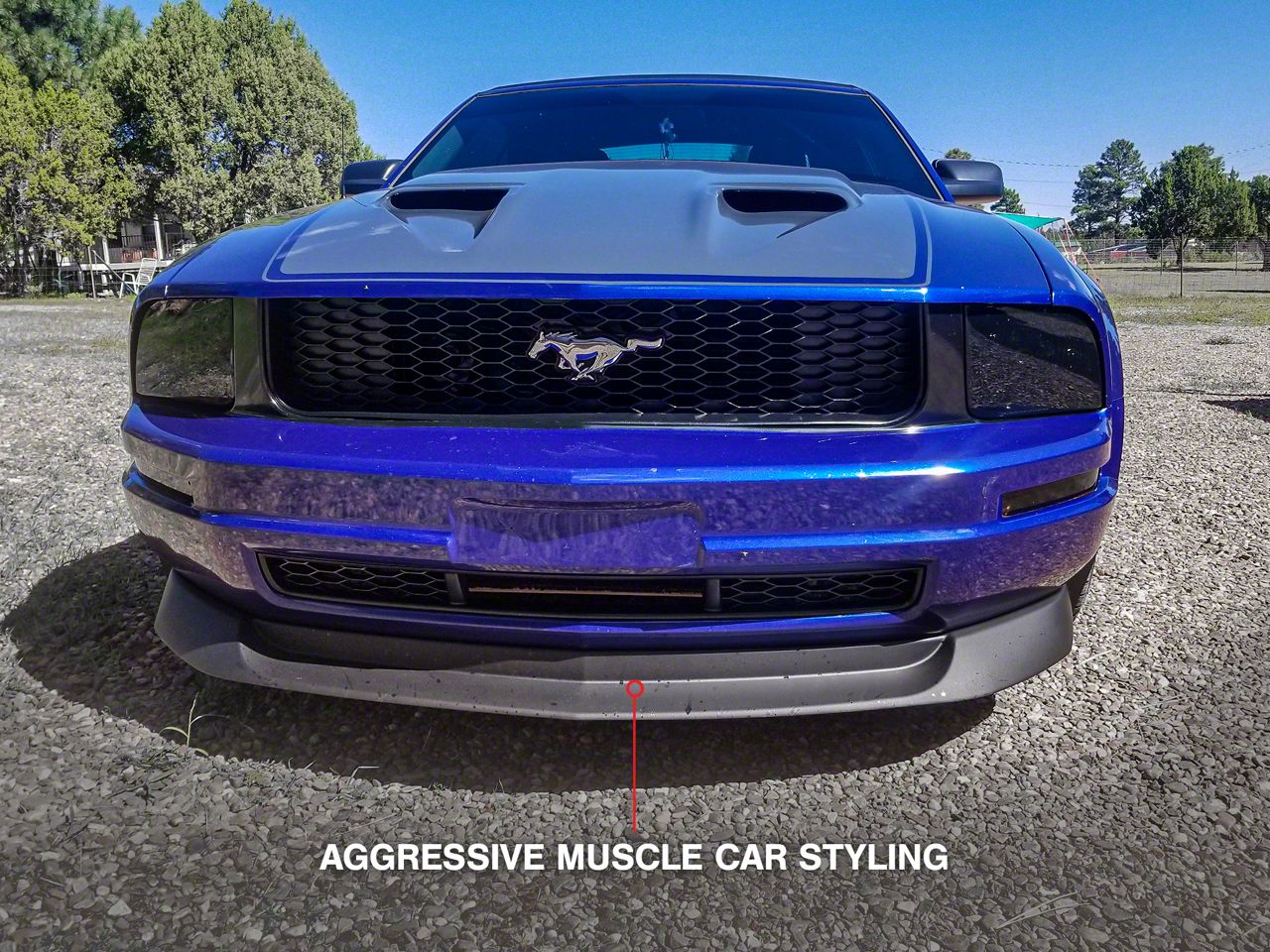 MMD Mustang Chin Spoiler 397448 (05-09 Mustang V6) - Free