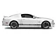SpeedForm Classic Quarter Window Louvers; Unpainted (05-09 Mustang Coupe)