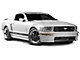 SpeedForm Classic Quarter Window Louvers; Unpainted (05-09 Mustang Coupe)