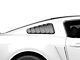 SpeedForm Classic Quarter Window Louvers; Pre-Painted (10-14 Mustang Coupe)