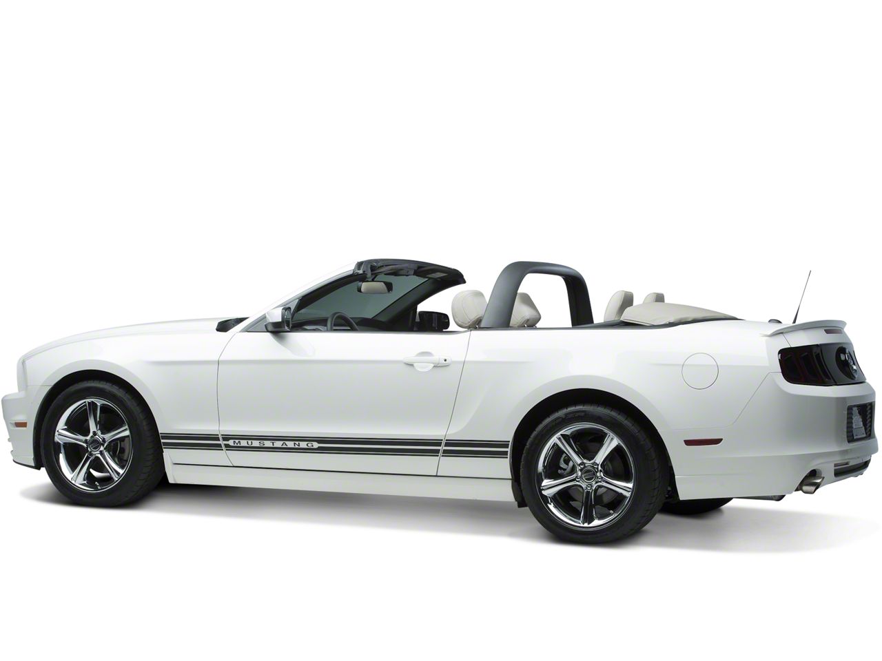 【SCENERITY】Pico Mustang Padding MMD Mustang Side Scoops; Pre-Painted 71317 (10-14 Mustang