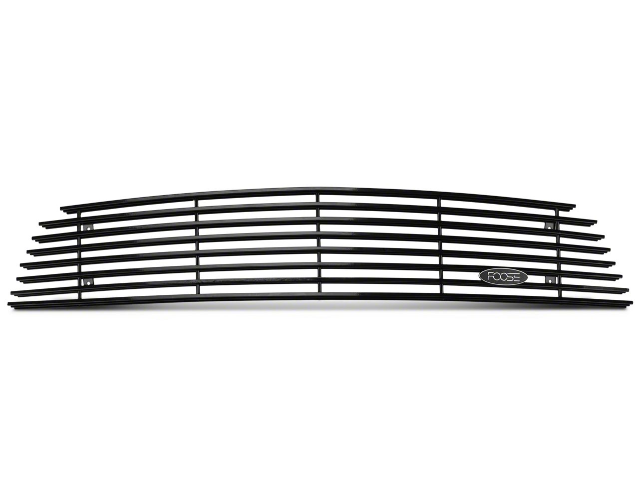 Fits 1994-1998 Ford Mustang Main Upper Stainless Black Billet Grille