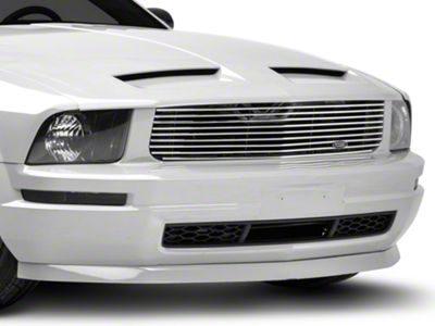 MMD by FOOSE Billet Upper Replacement Grille; Polished (05-09 Mustang V6)