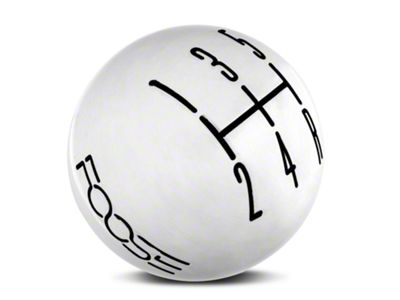 MMD by FOOSE Retro Style 5-Speed Shift Knob w/ FOOSE logo; Polished (05-10 Mustang GT, V6)