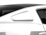 MMD by FOOSE Quarter Window Scoops; Unpainted (10-14 Mustang Coupe)
