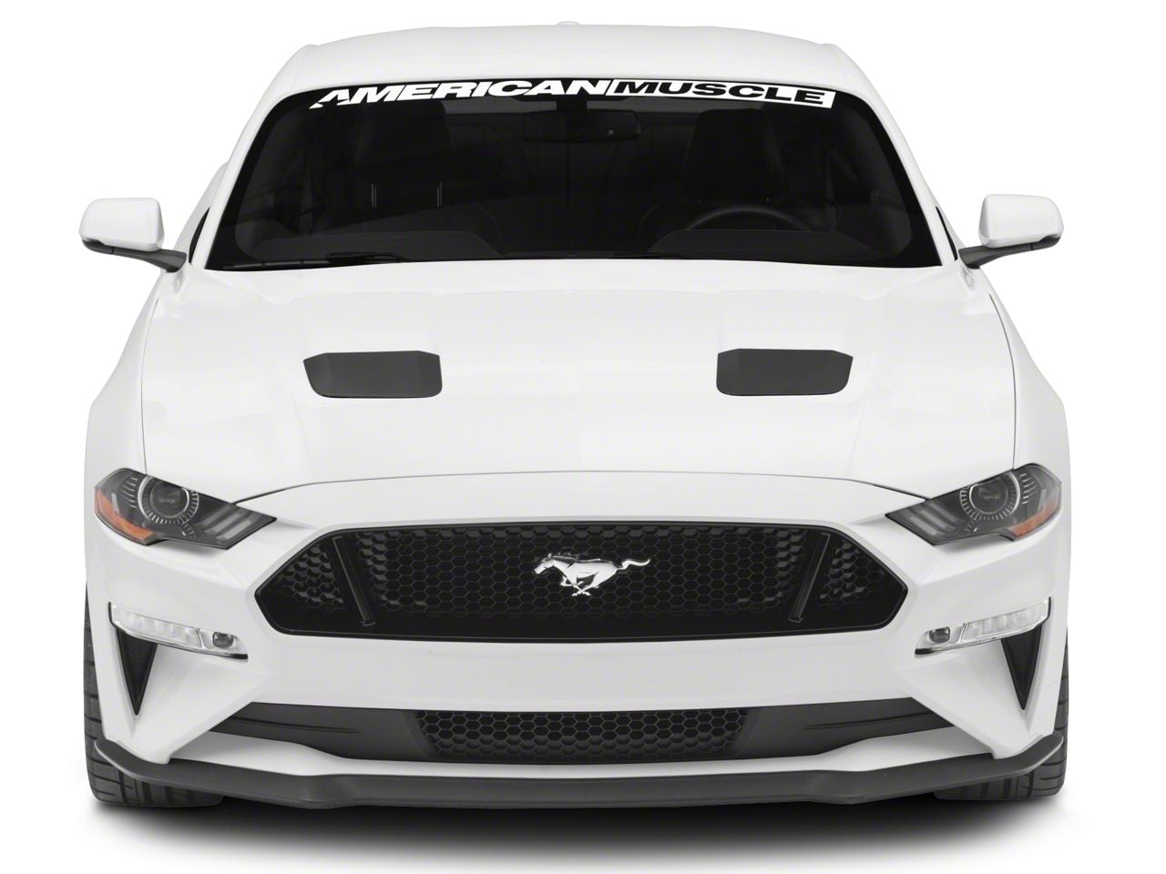 MMD Mustang Hood Vents; Matte Black 405255 (18-23 Mustang GT