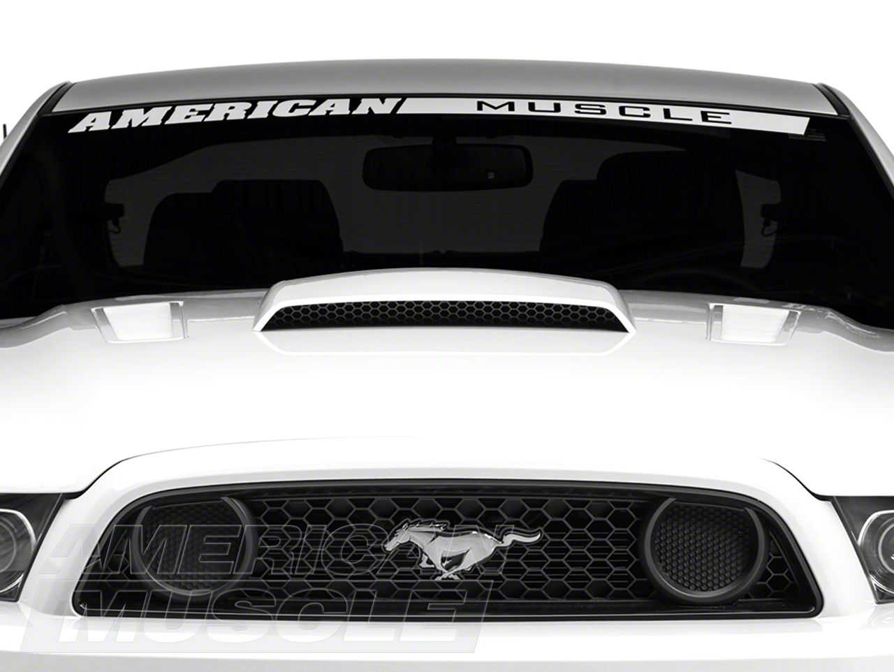 MMD Mustang Hood Scoop; Unpainted 71331-00 (13-14 Mustang GT, V6