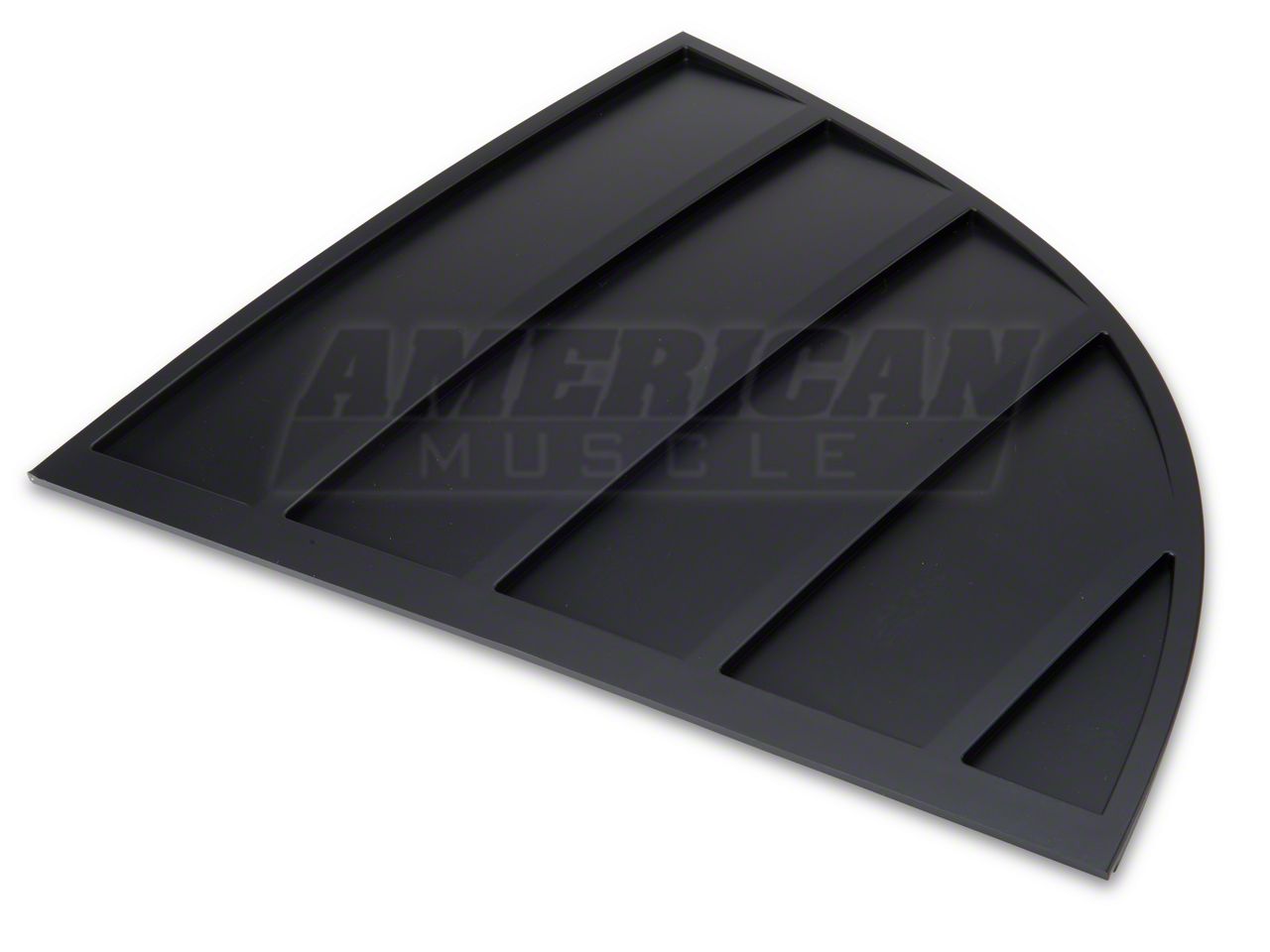 MMD Mustang Quarter Window Louvers; Matte Black 71320-99 (99-04