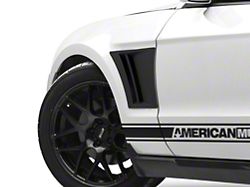 MMD Fender Vents; Matte Black (10-14 Mustang)