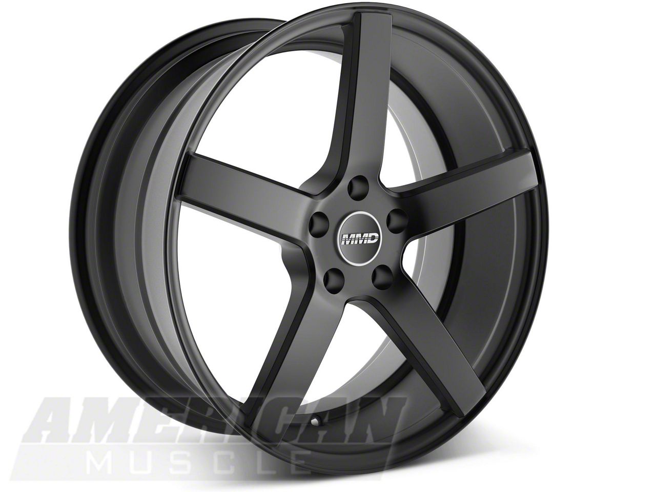 MMD Mustang 551C Matte Black Wheel; Rear Only; 20x10; 45mm