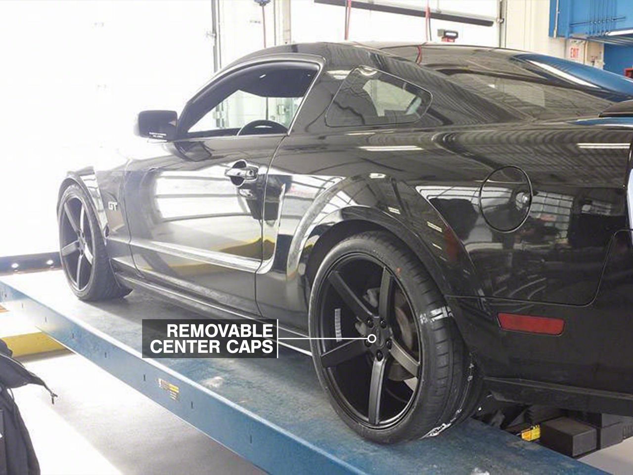 スーパーセール期間限定 Black Matte 551C Mustang MMD Wheel; 45mm 20x10; Only; Rear ベビー用寝具・ベッド