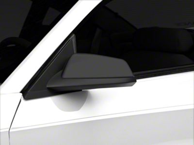 MMD Side Mirrors; Matte Black (99-04 Mustang)