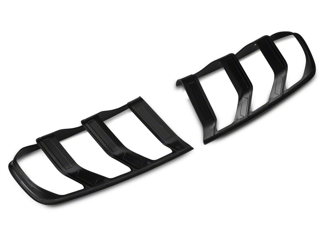 MMD Mustang Tail Light Trim; Matte Black 393766-99 (15-17