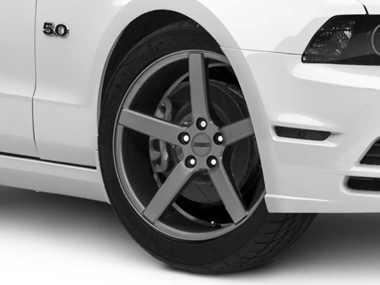MMD Mustang 551C Matte Black Wheel; Rear Only; 20x10; 45mm