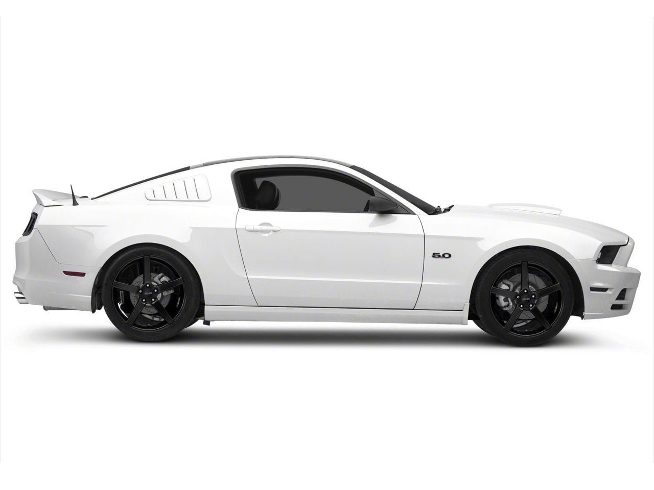 MMD Mustang 551C Matte Black Wheel; Rear Only; 20x10; 45mm Offset
