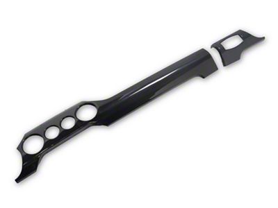 MMD Dashboard Trim; Gloss Carbon Fiber (15-23 Mustang w/ Performance Pack; 15-22 Mustang GT350, GT500)