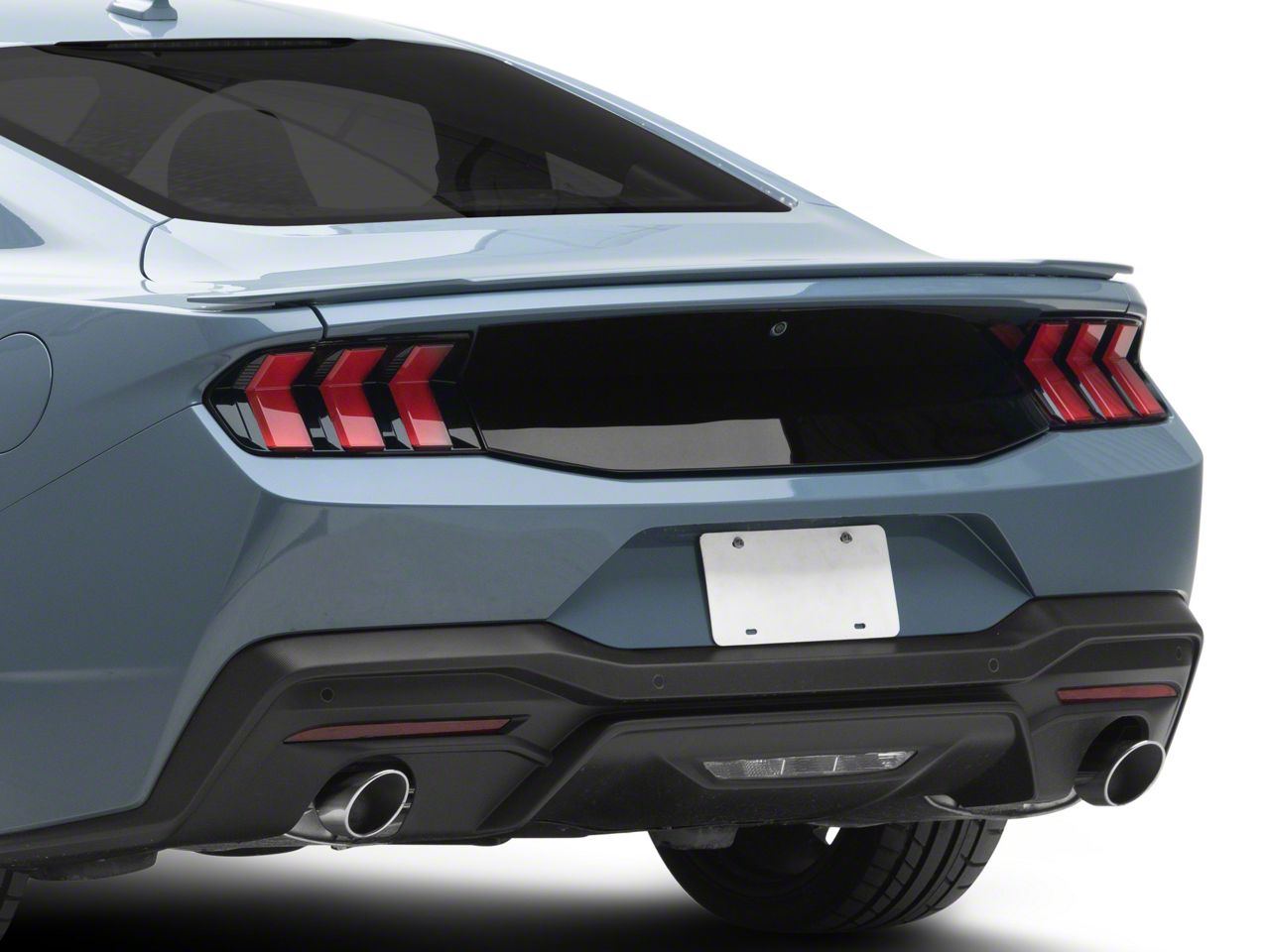 thumbnail image 2 of Distressed American Flag Vinyl Decklid Decal For 2005-2020 Ford Mustang – Trunk Panel, Left Right Rear 2 of 2