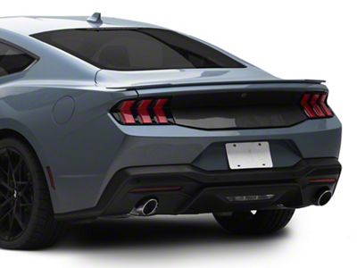 MMD Decklid Panel; Gloss Carbon Fiber (24-25 Mustang)
