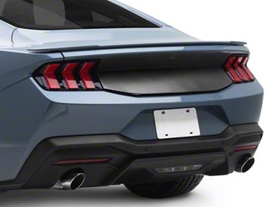 MMD Decklid Panel; Matte Carbon Fiber (24-26 Mustang)