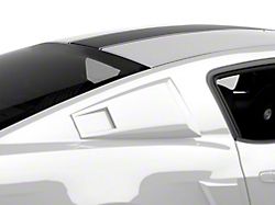 MMD Eleanor Style Window Scoops; Pre-Painted; Vista Blue (05-14 Mustang Coupe)