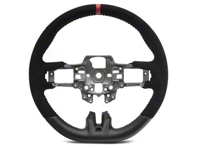 MMD GTX Steering Wheel; Leather and Suede (15-17 Mustang)