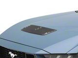 MMD Hood Vent; Gloss Carbon Fiber (24-26 Mustang GT, Dark Horse)