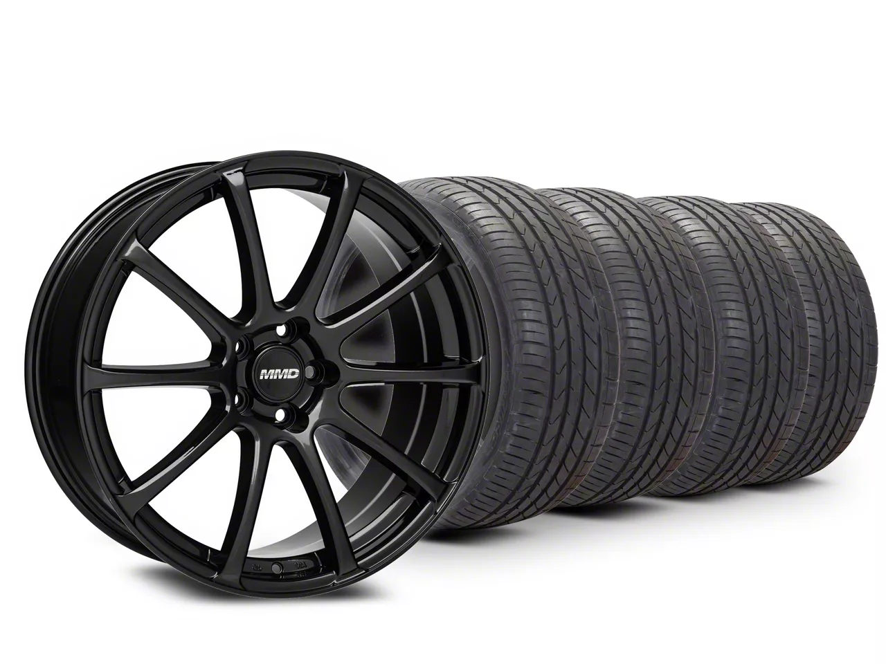 Mustang 19x9.5 RTR Tech 5 Wheel & Pirelli All-Season P Zero