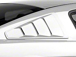 MMD Quarter Window Louvers; Pre-Painted (05-14 Mustang Coupe)