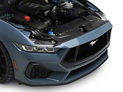 MMD Radiator Cover; Carbon Fiber (24-25 Mustang)