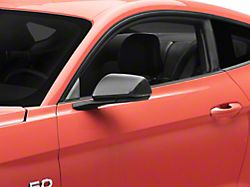 MMD Side Mirror Covers with Light Cutout; Carbon Fiber (15-26 Mustang)