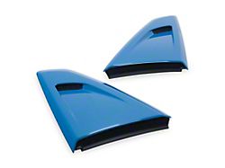 MMD V-Series Quarter Window Scoops; Pre-Painted (24-26 Mustang Fastback)