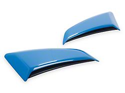 MMD V-Series Side Scoops with Inserts; Pre-Painted (24-26 Mustang)