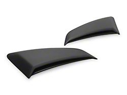 MMD V-Series Side Scoops with Inserts; Satin Black (24-26 Mustang)