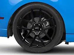 MMD Zeven Gloss Black Wheel; Rear Only; 20x10 (10-14 Mustang)