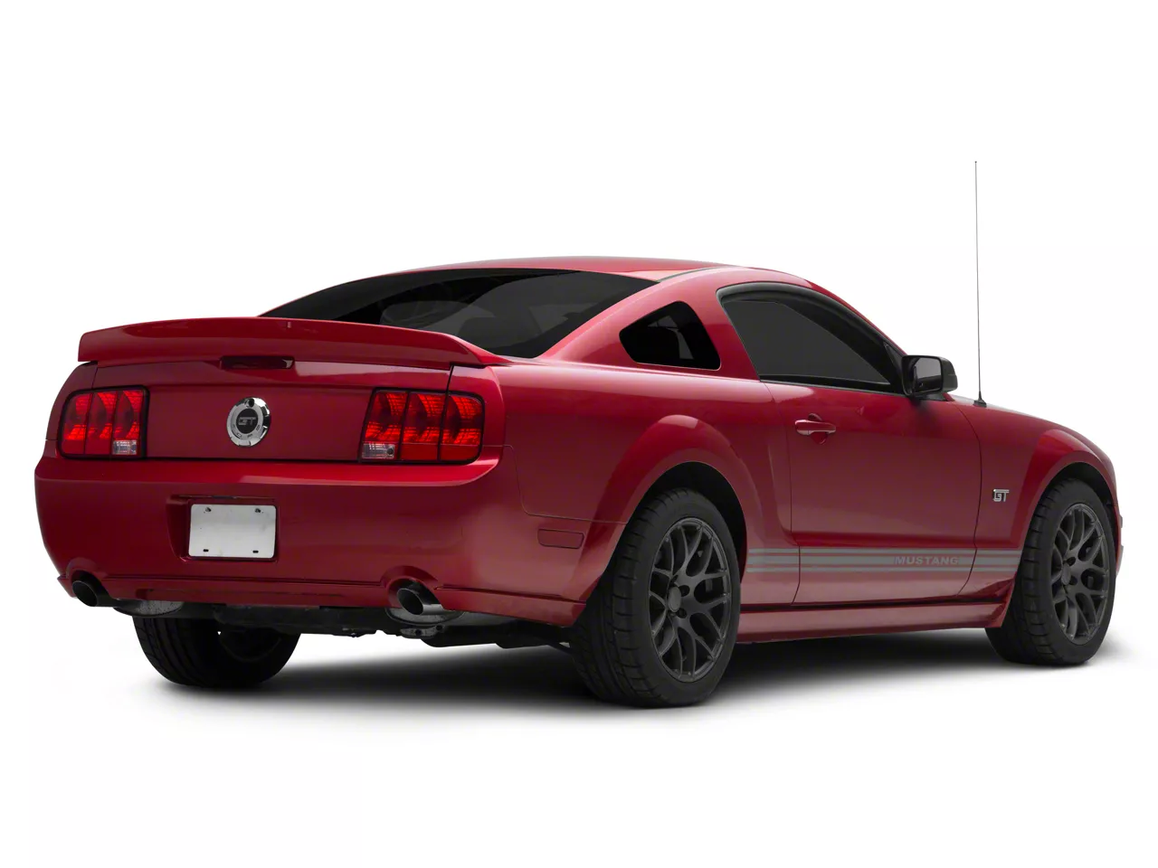Painted Rear Spoiler Lip For 2005-2011 Cadillac STS - Bolt/Adhesive Mount, SJ6145