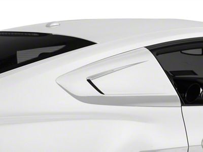 MMD Quarter Window Scoops; Pre-Painted (15-23 Mustang Fastback)