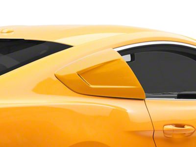 MMD Quarter Window Scoops; Pre-Painted (15-23 Mustang Fastback)