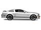 MMD Quarter Window Louvers; Matte Black (05-14 Mustang Coupe)