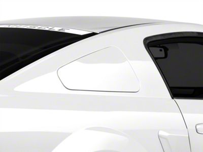 MMD GT350 Style Window Covers; Unpainted (05-09 Mustang Coupe)