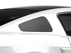 MMD GT350 Style Window Covers; Matte Black (10-14 Mustang Coupe)