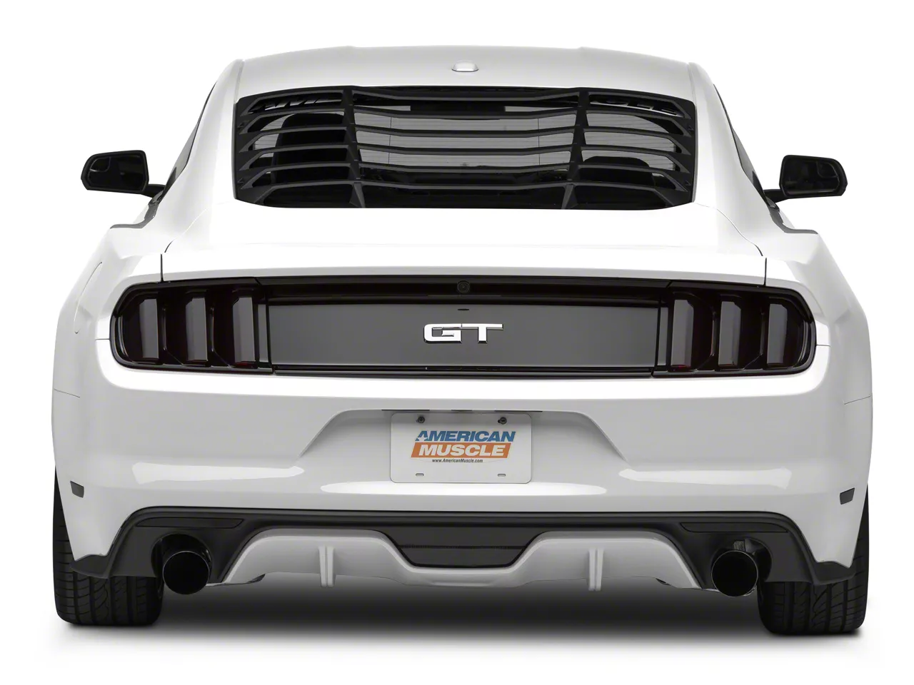 MMD Mustang ABS Rear Window Louvers 389636 (15-26 Mustang Fastback