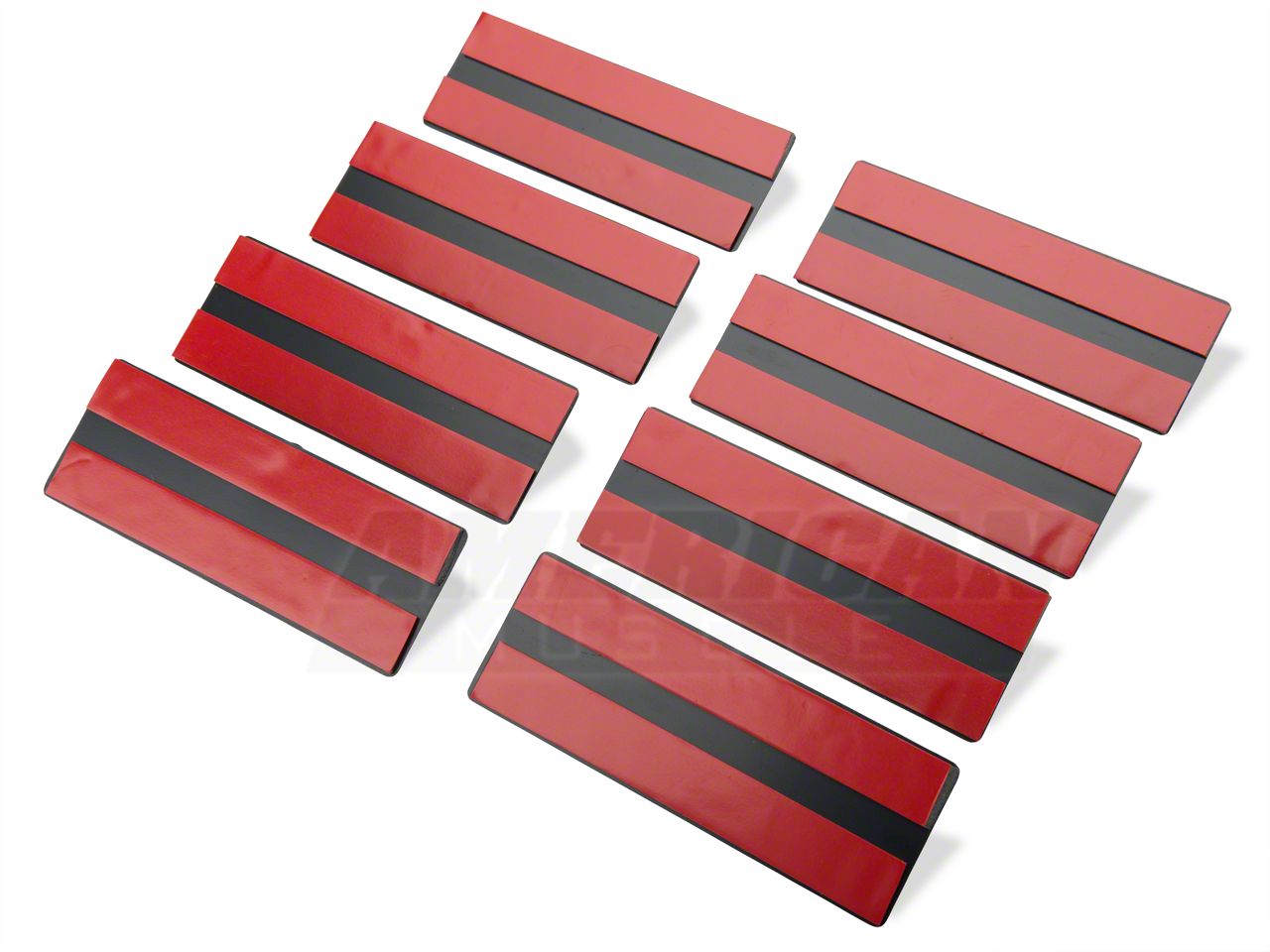 MMD Mustang Rear Window Louvers; Textured ABS 41301 (99-04 Mustang