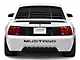 MMD Rear Window Louvers; Textured ABS (99-04 Mustang)