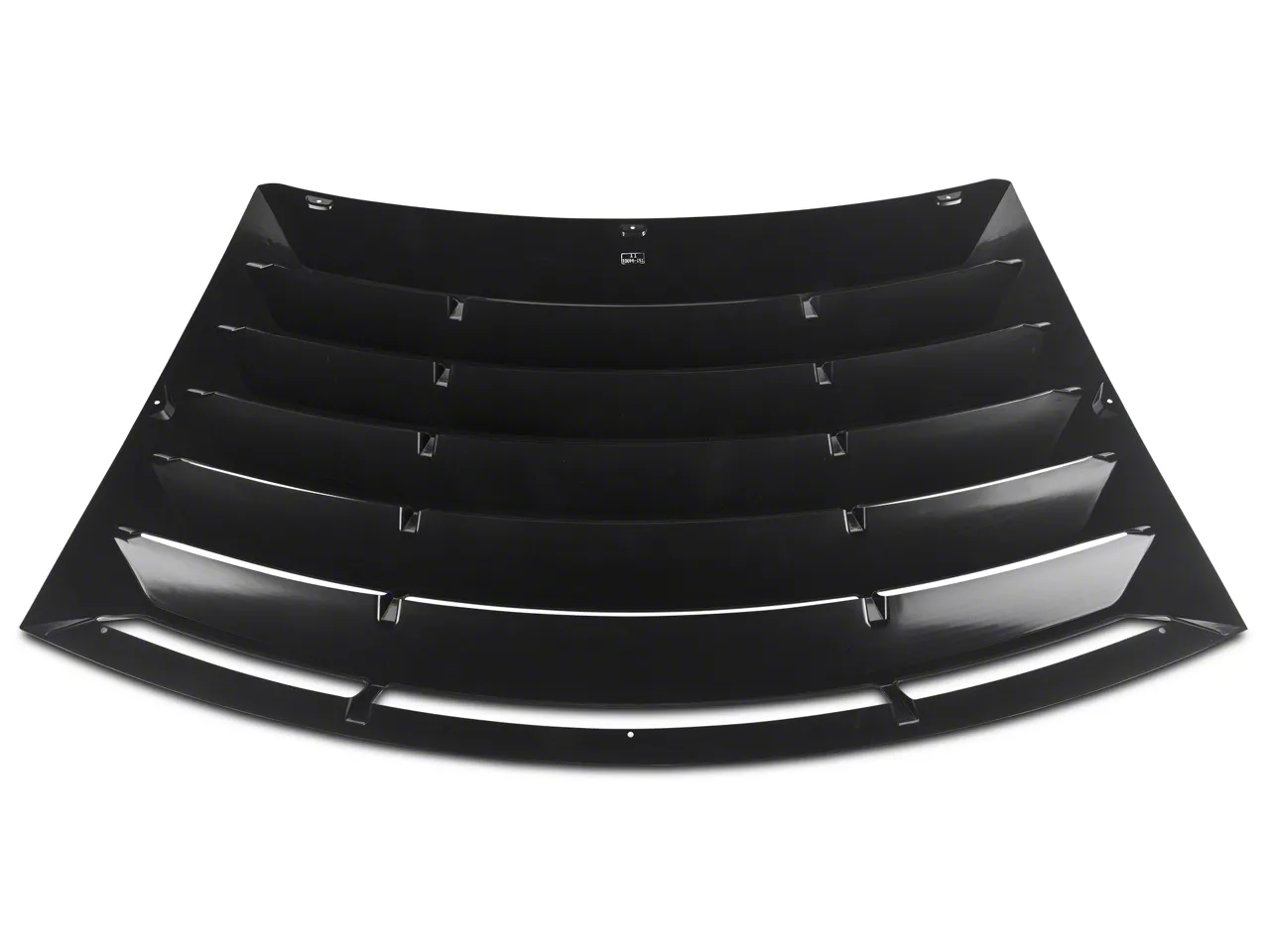 MMD Mustang Rear Window Louvers; Textured ABS 41301 (99-04 Mustang