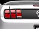 MMD Tail Light Trim; Matte Black (05-09 Mustang)