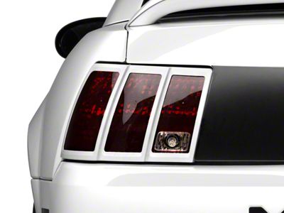 MMD Tail Light Trim; Pre-Painted (99-04 Mustang)