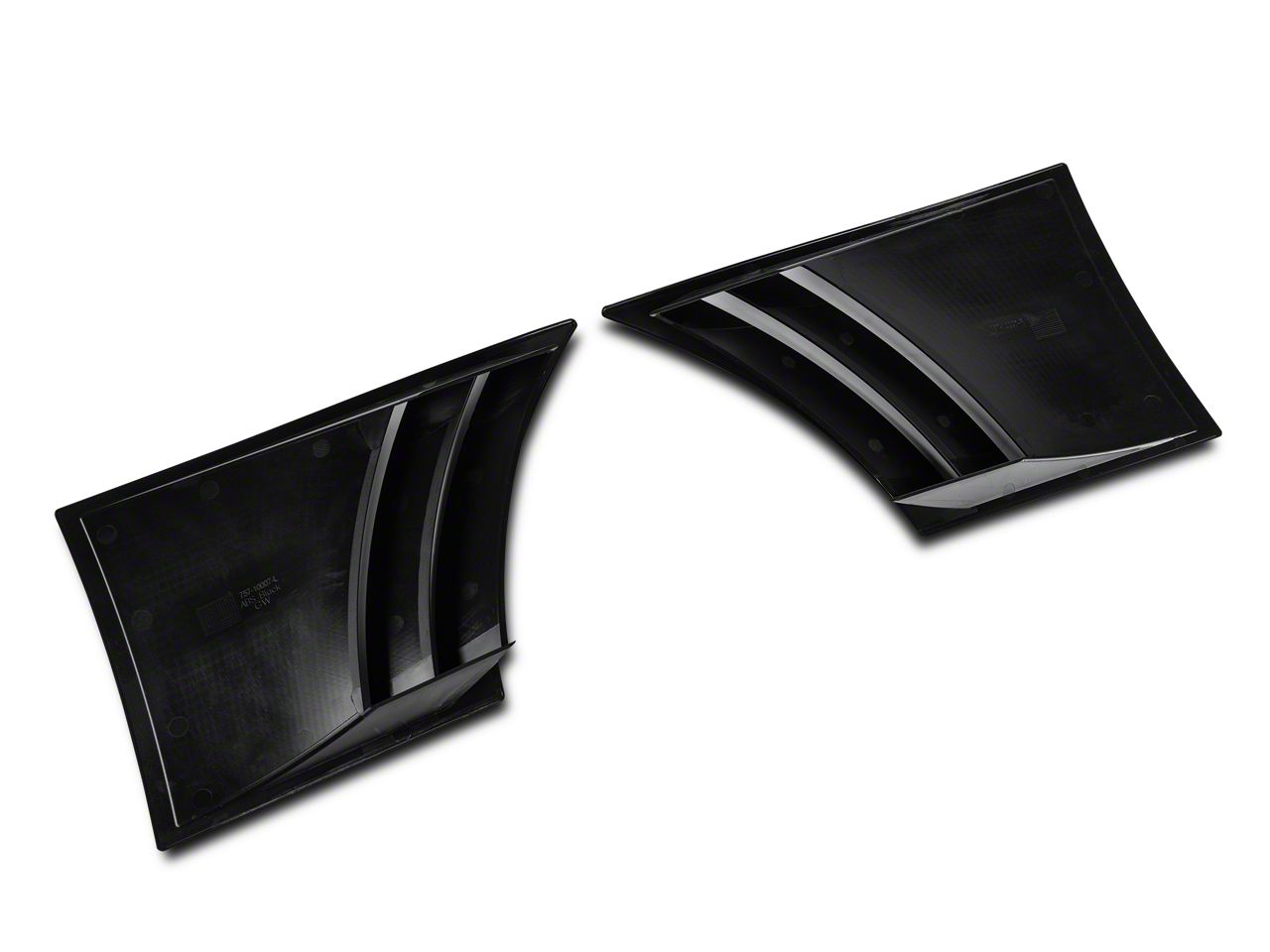 MMD Mustang Fender Vents; Unpainted 384822-00 (10-14 Mustang