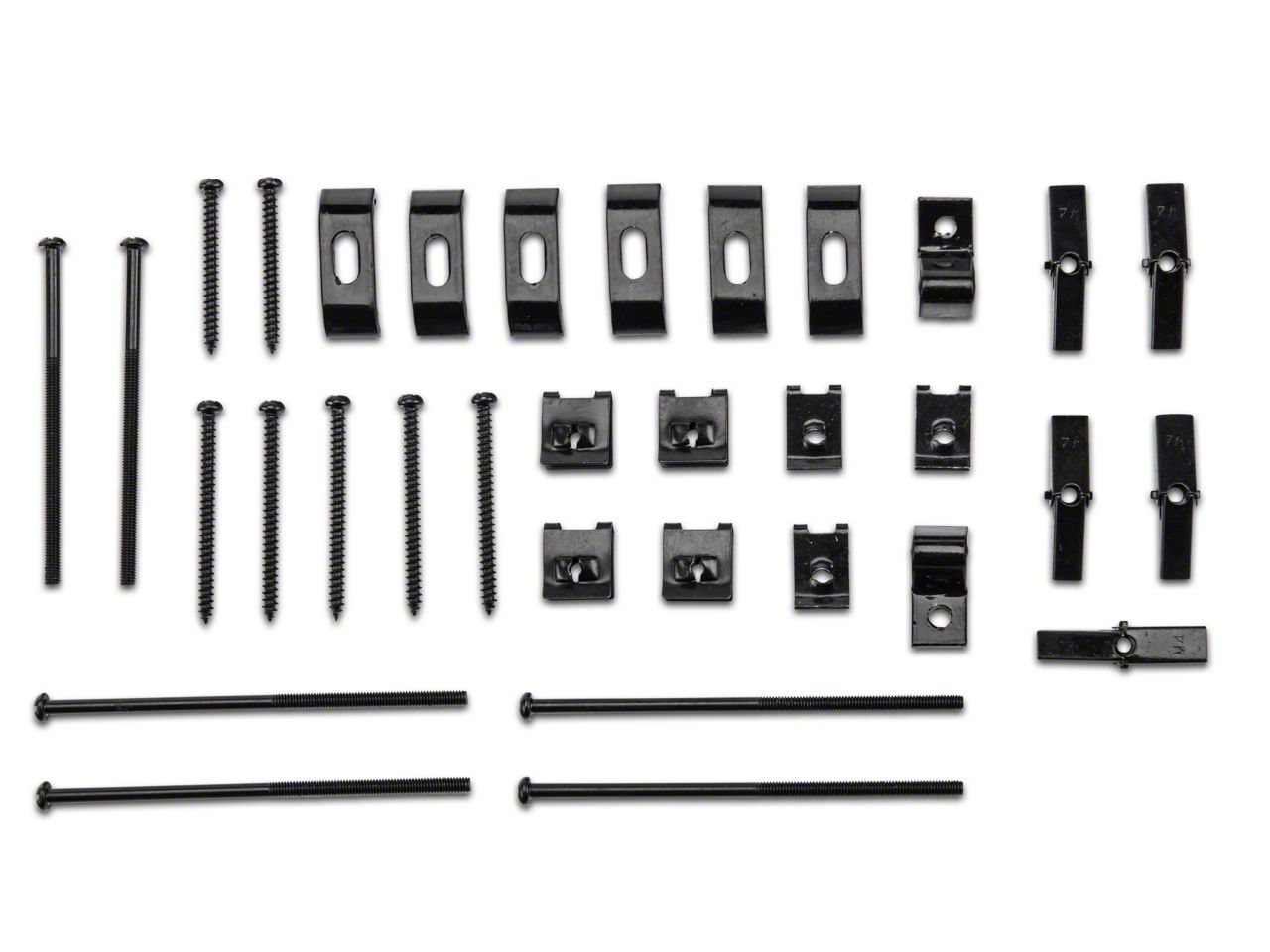 SpeedForm Mustang Modern Billet Grille; Black 389043 (15-17