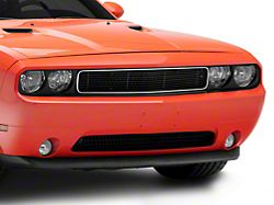 SpeedForm Modern Billet Upper Billet Grille Overlay; Black (08-14 Challenger)